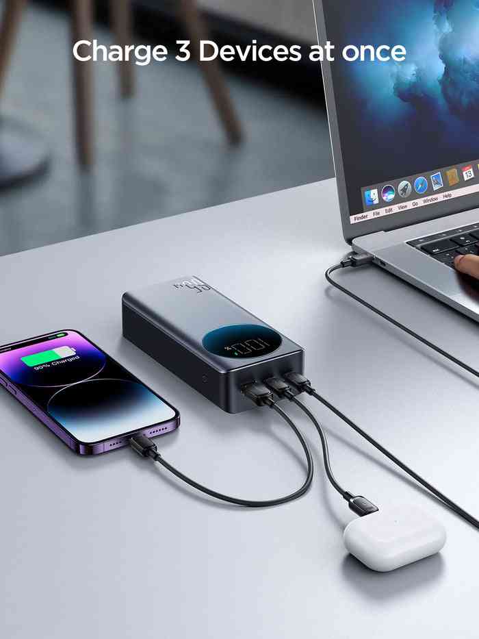 Joyroom JRPBF05 30000mAh 65W Digital Display Super Fast Charger Power Bank